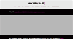 Desktop Screenshot of nycmedialab.org